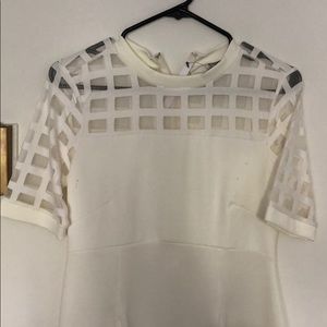 ASOS white maternity dress